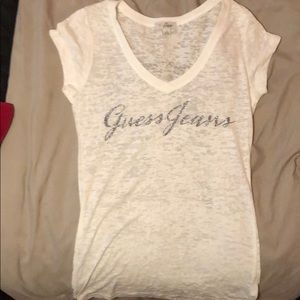 White Guess Jeans t-shirt